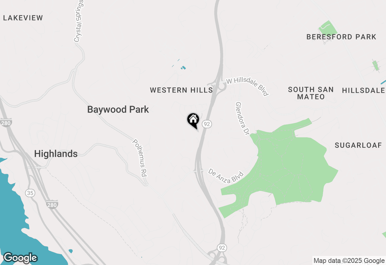 Map of 1815 Randall Road, San Mateo, CA 94402