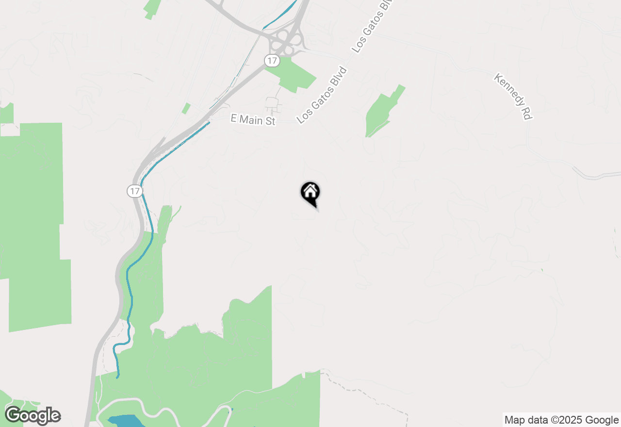 Map of 156 Highland Avenue, Los Gatos, CA 95030