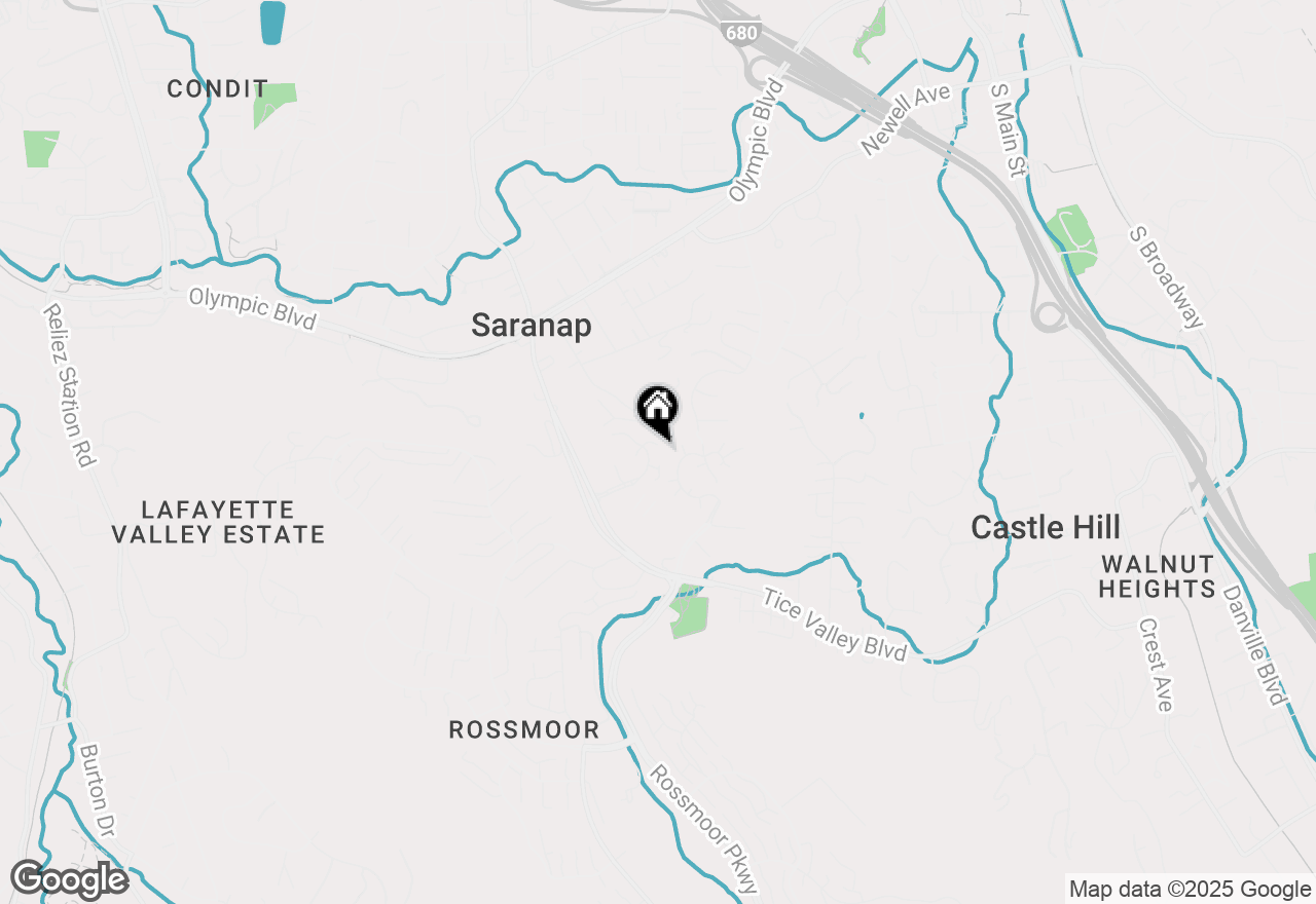 Map of 1836 Sobrante Court, Walnut Creek, CA 94595