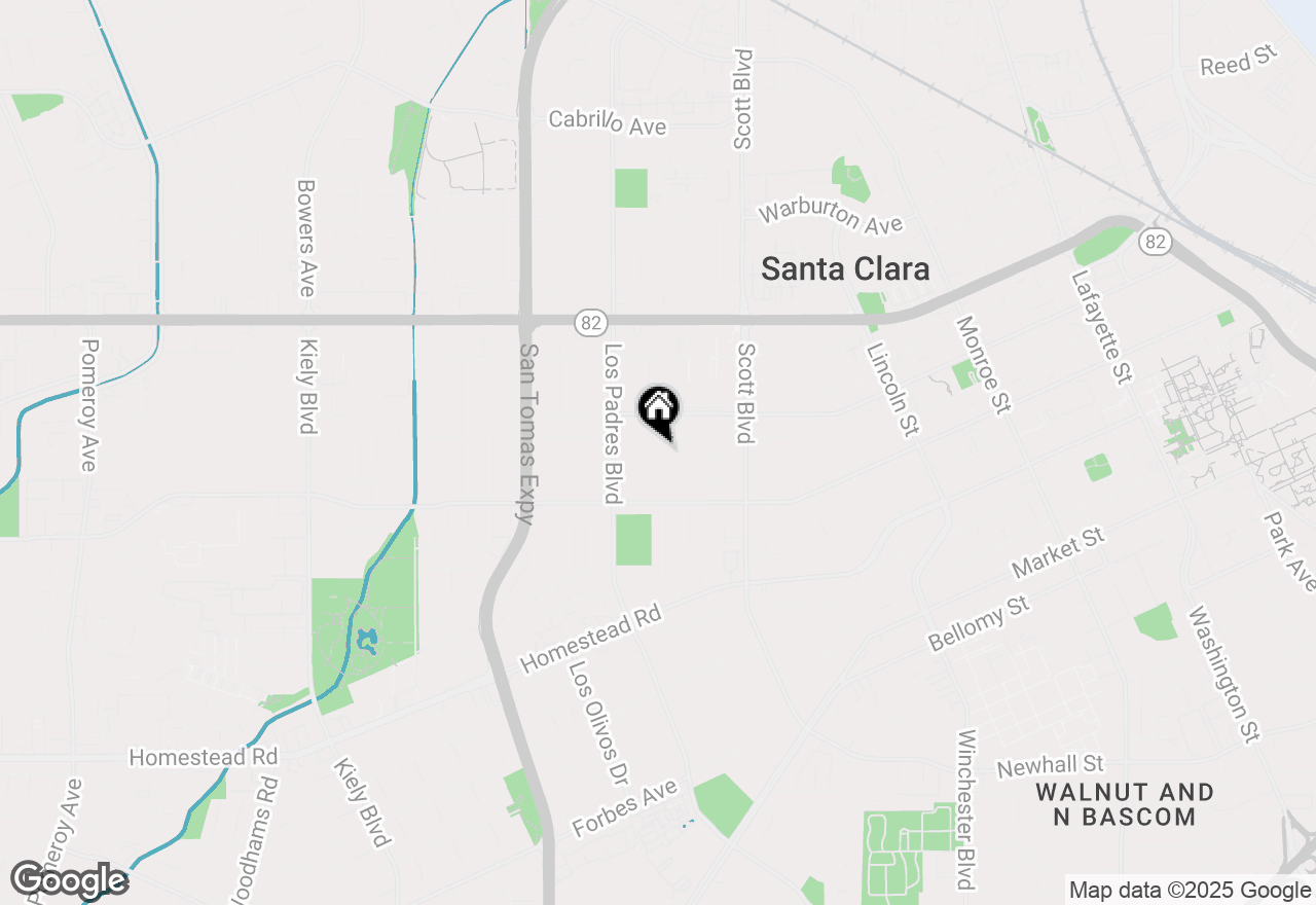 Map of 2223 Dianne Drive, Santa Clara, CA 95050