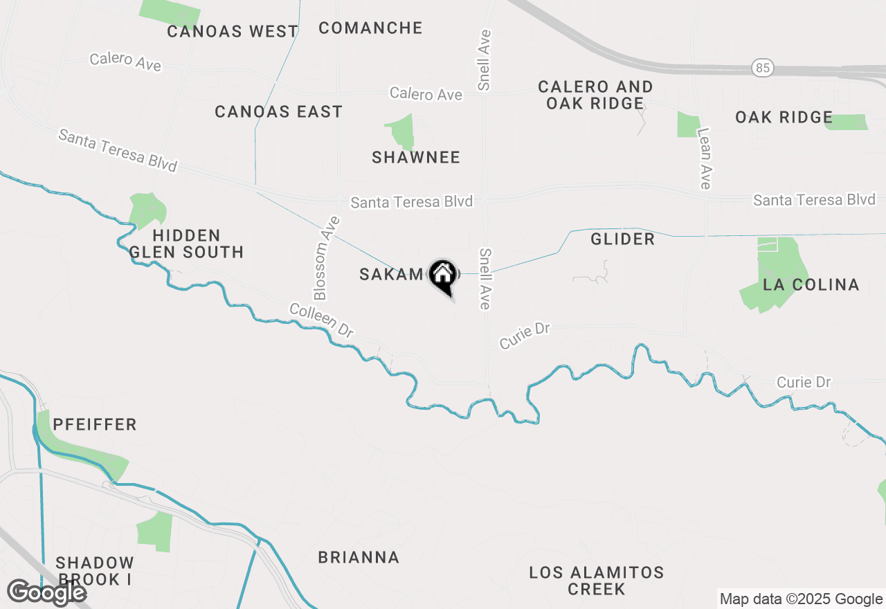 Map of 651 Cayuga Drive, San Jose, CA 95123