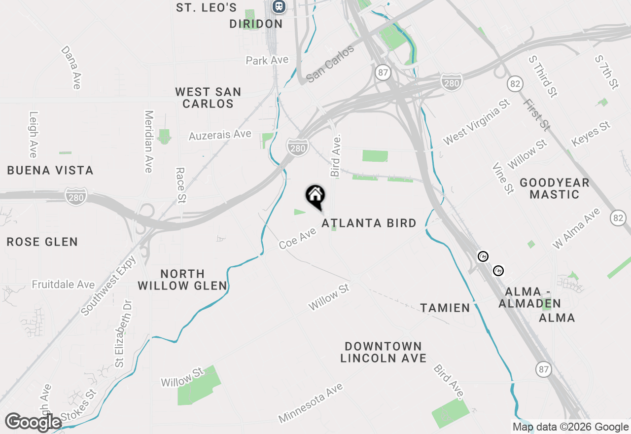 Map of 656 Palm Haven Avenue, San Jose, CA 95125