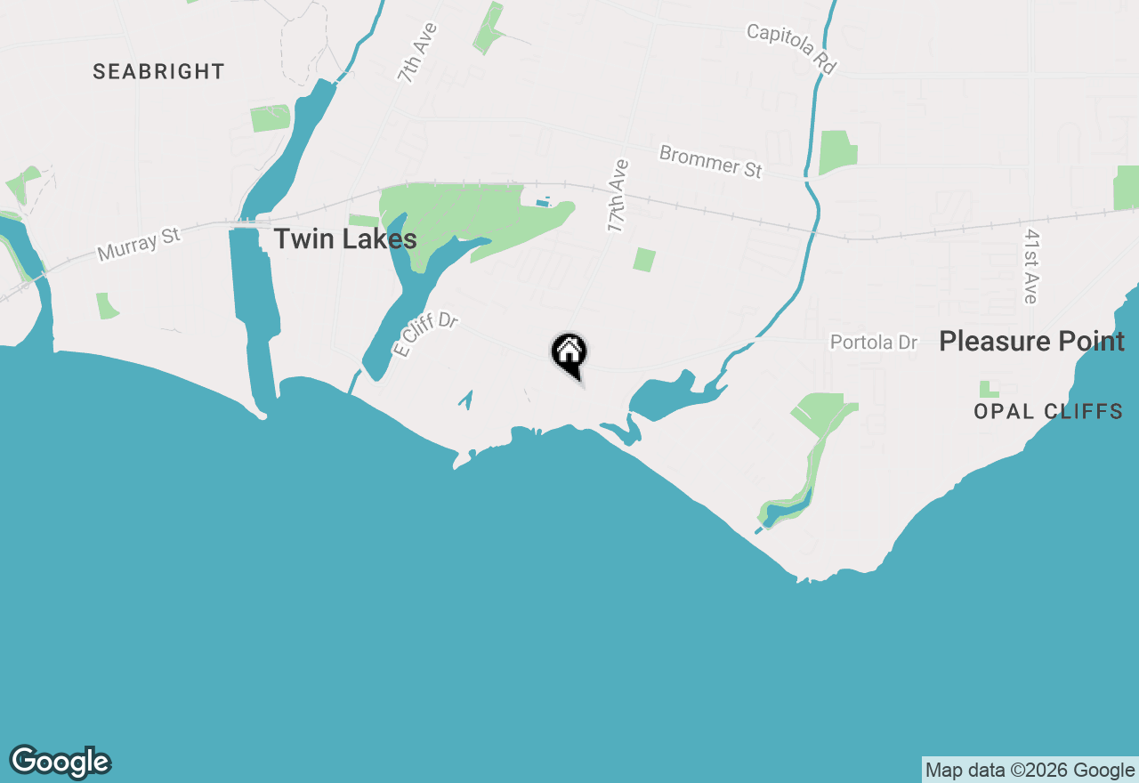 Map of 21825 E Cliff Drive, Santa Cruz, CA 95062