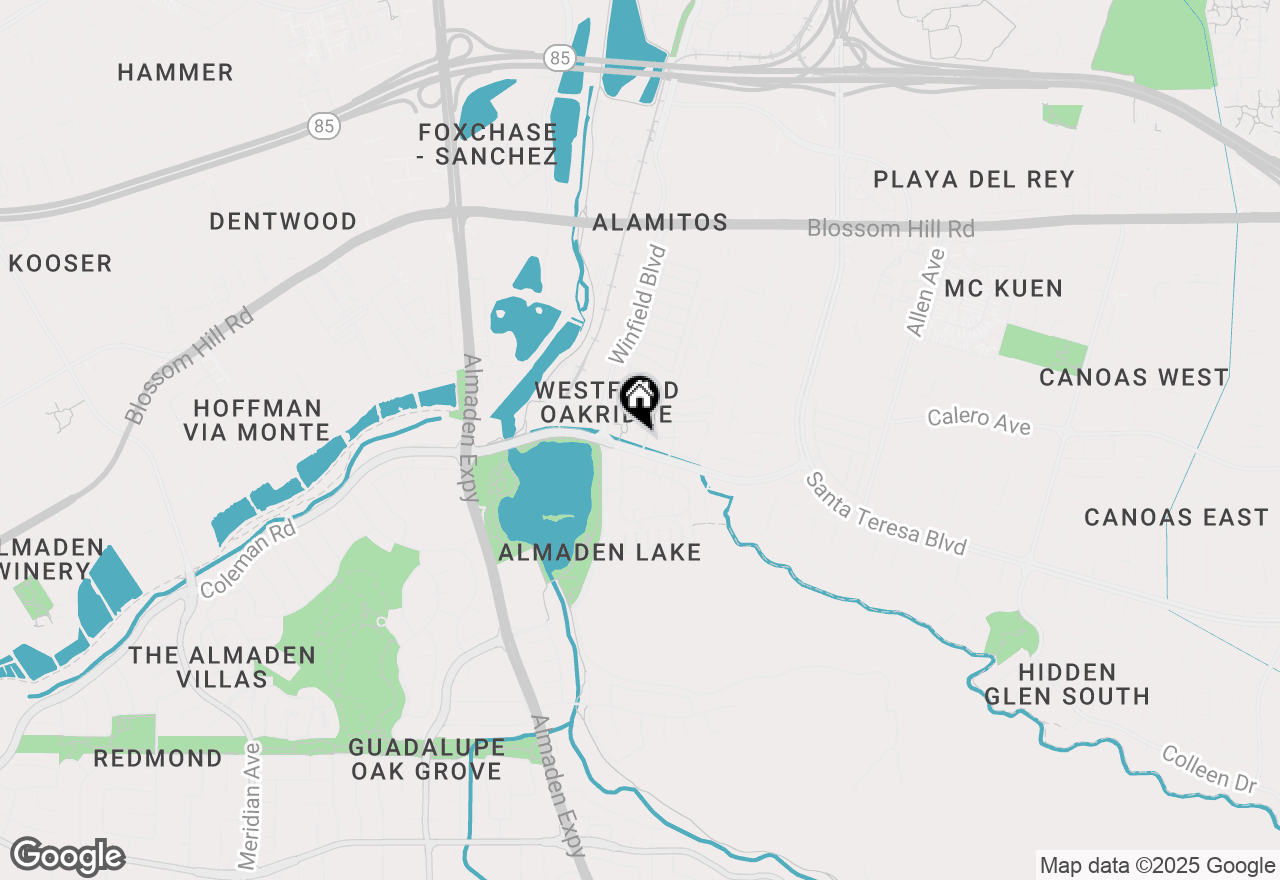 Map of 5965 Lake Almanor Drive, San Jose, CA 95123