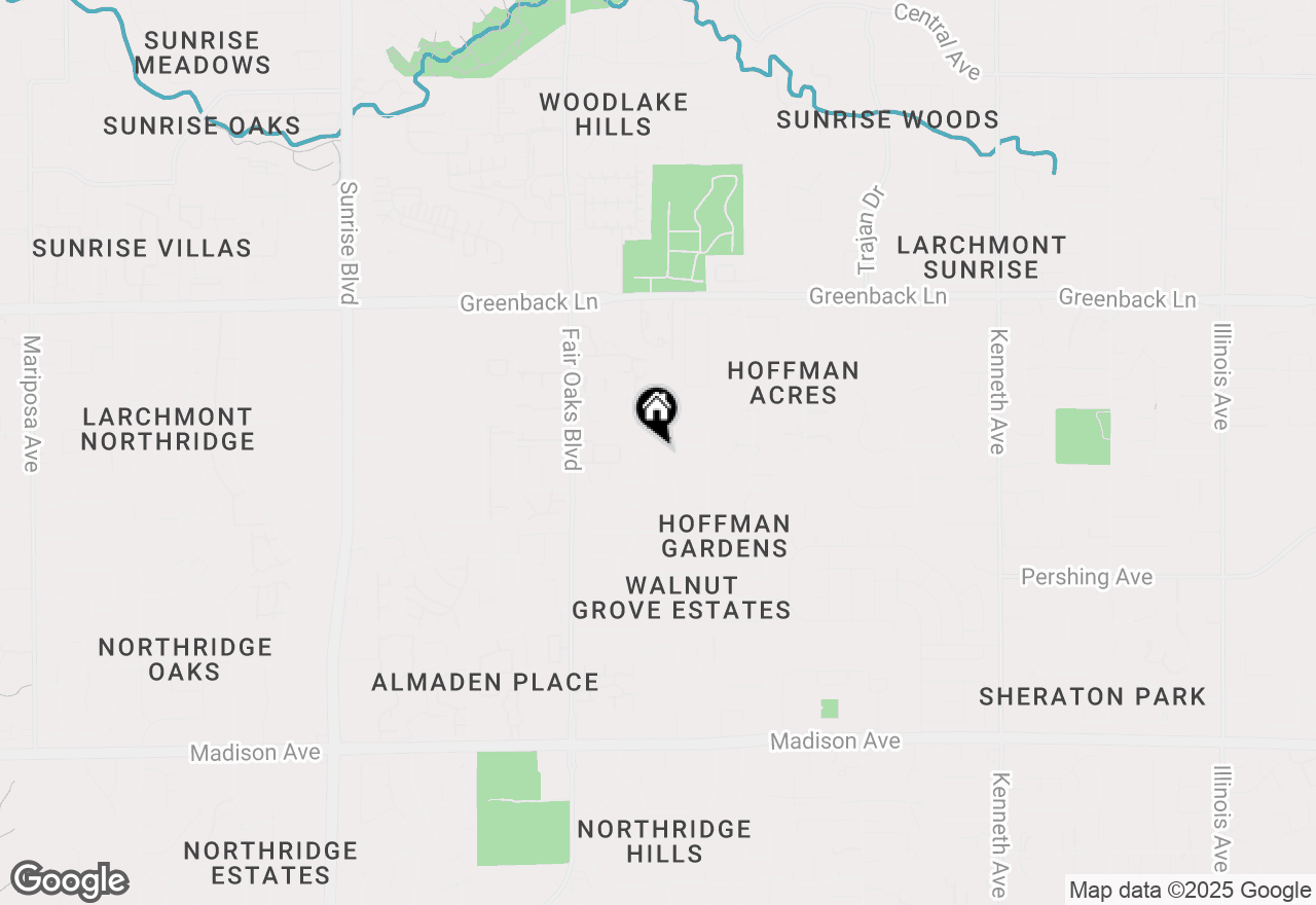 Map of 5953-5955 Moss Creek Circle, Fair Oaks, CA 95628