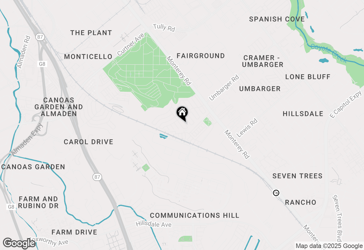 Map of 412 Chateau La Salle Drive #412, San Jose, CA 95111