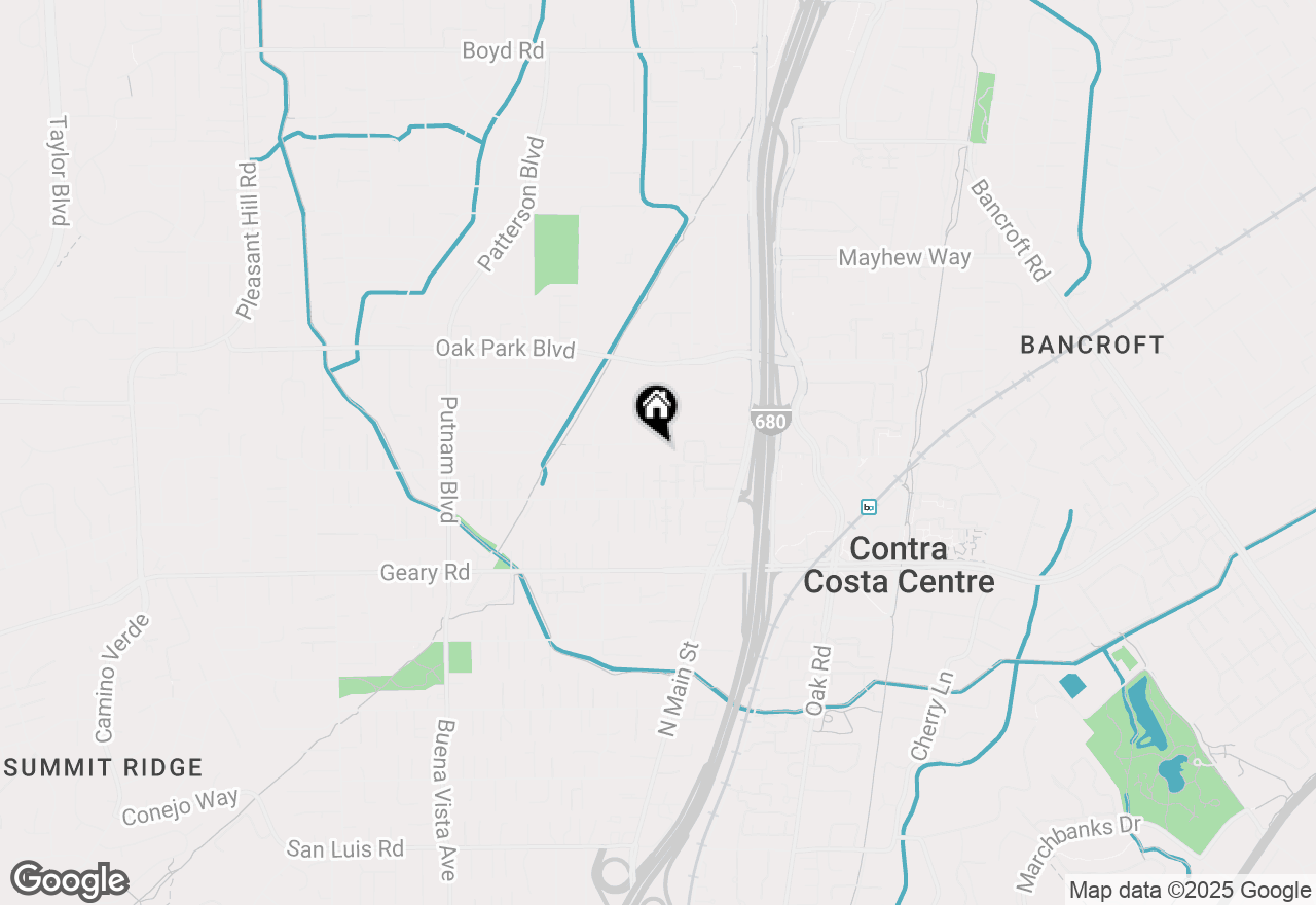 Map of 164 Via Del Sol, Walnut Creek, CA 94597