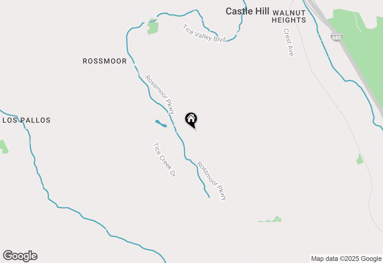 Map of (Address confidential), Walnut Creek, California 94595