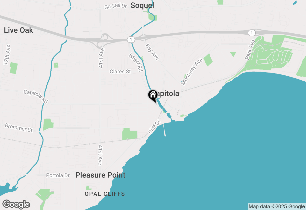 Map of 4980 Capitola Road, Capitola, CA 95010