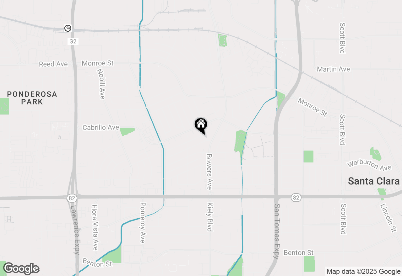 Map of 1960 Francis Avenue, Santa Clara, CA 95051