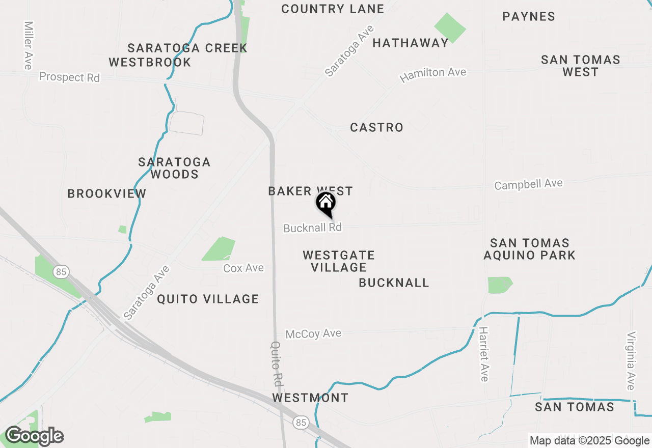 Map of 2090 Elmgrove Lane, San Jose, CA 95130