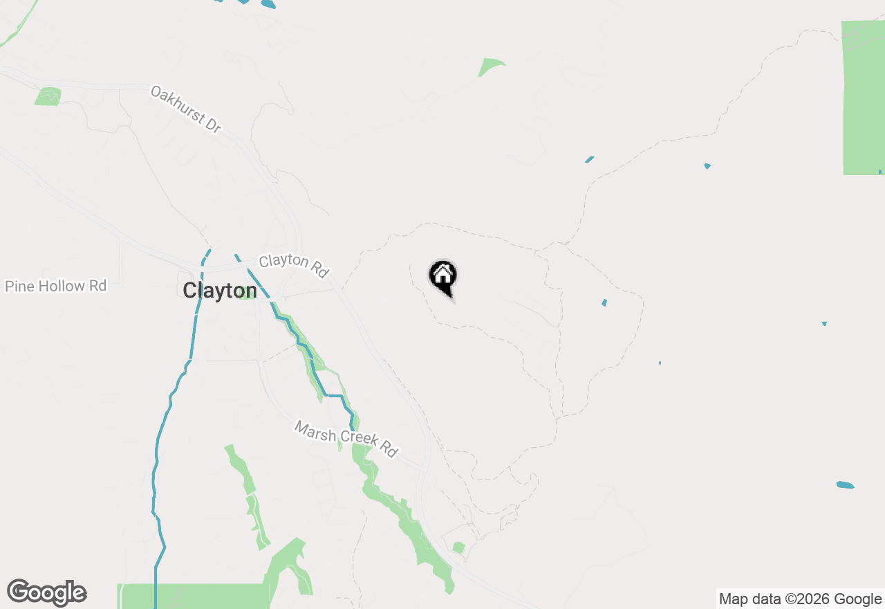 Map of 1116 Peacock Creek Dr, Clayton, CA 94517