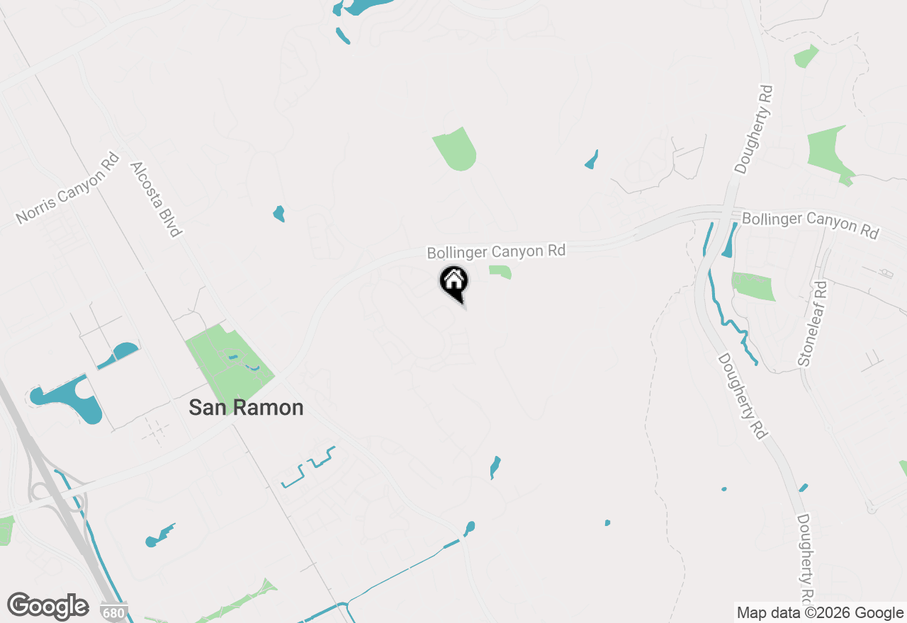 Map of 182 Eastridge Dr, San Ramon, CA 94582