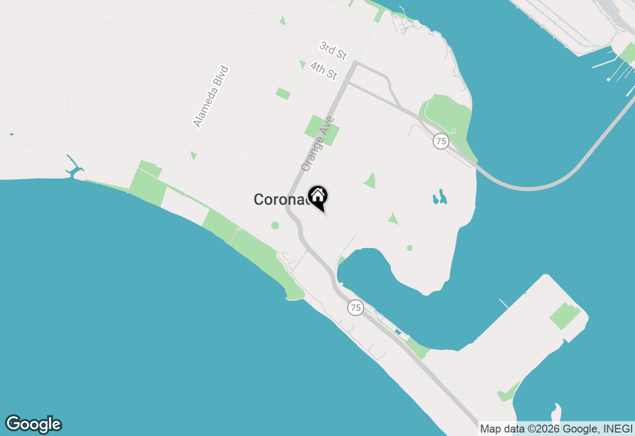 Map of 1001 B Ave #207, Coronado, CA 92118