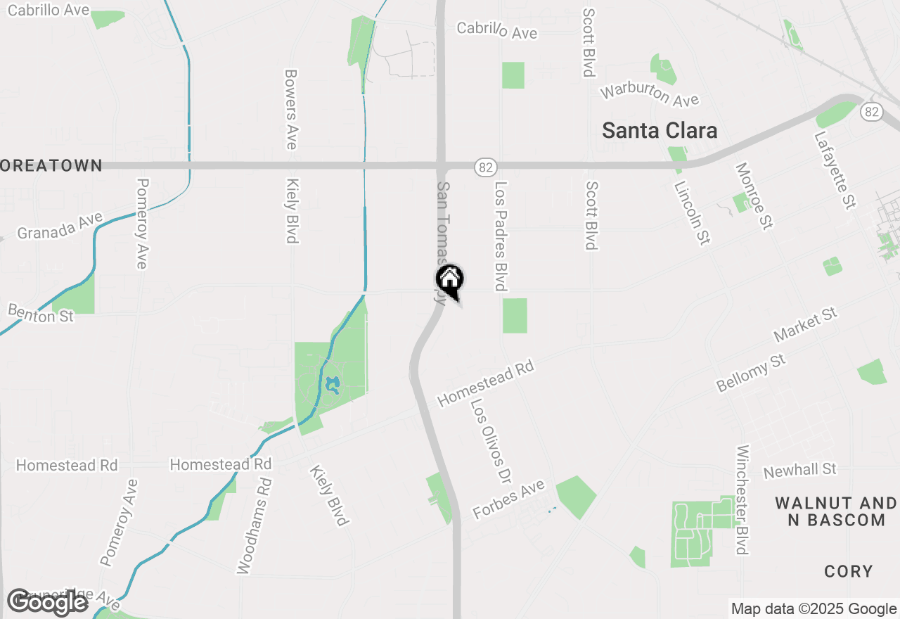 Map of 986 Maryann Drive, Santa Clara, CA 95050