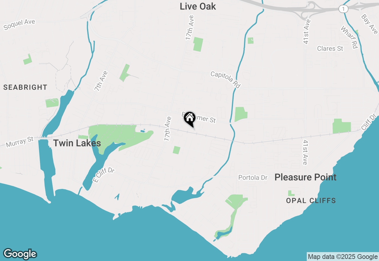 Map of 2030 Kinsley Street, Santa Cruz, CA 95062