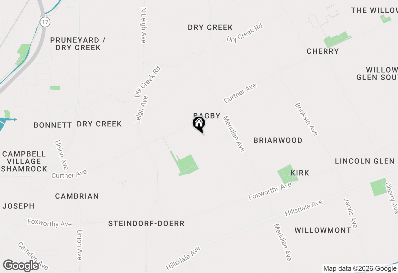 Map of 2534 Dumbarton Avenue, San Jose, CA 95124
