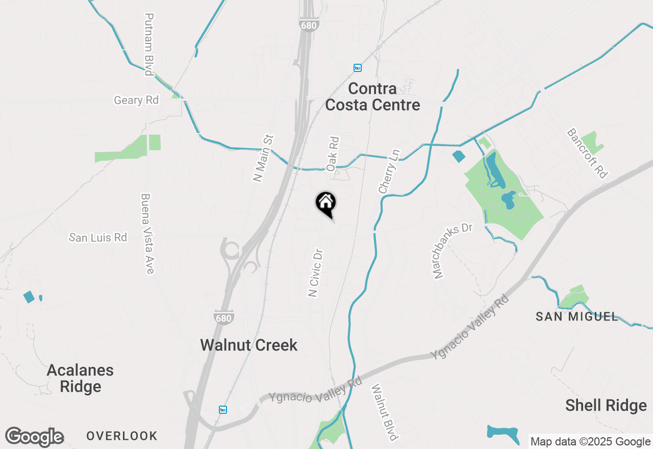Map of 2530 Oak Rd #303, Walnut Creek, CA 94597