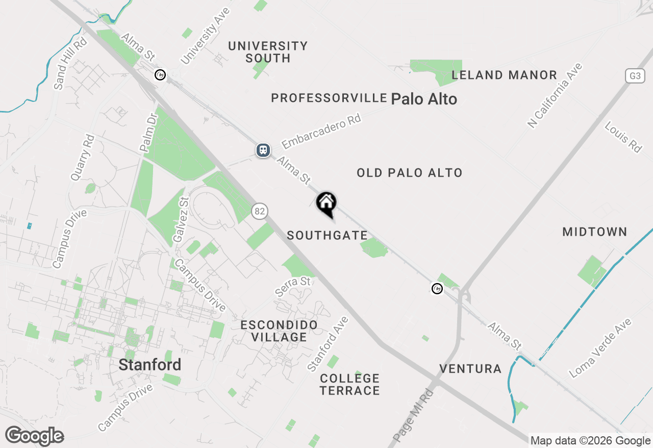 Map of 1560 Castilleja Avenue, Palo Alto, CA 94306