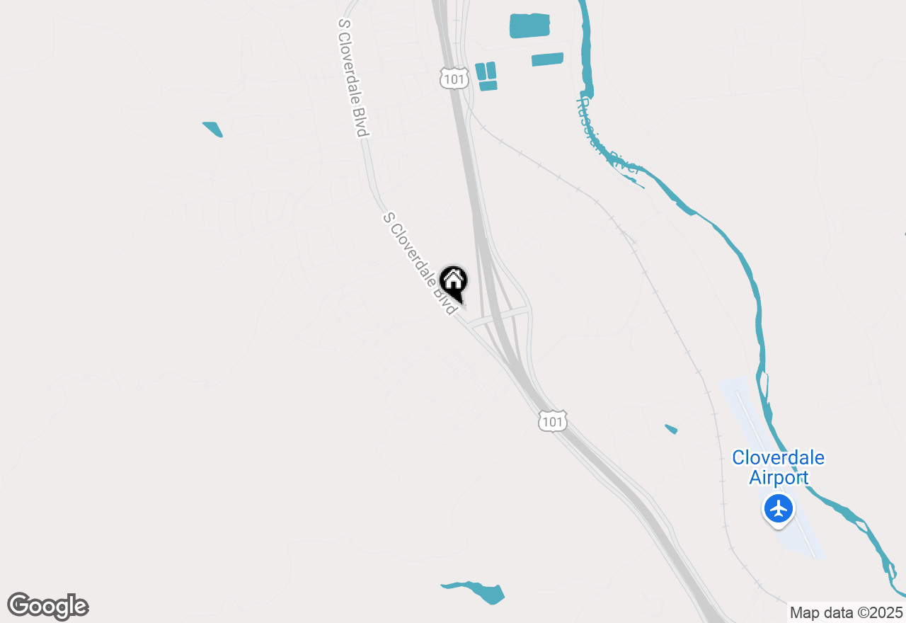 Map of 1201 S Cloverdale Boulevard, Cloverdale, CA 95425