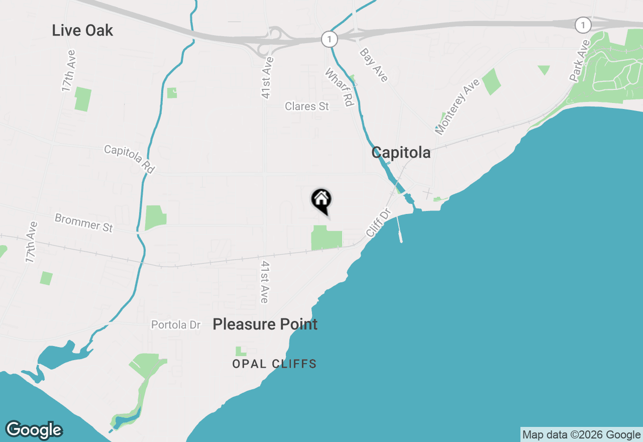 Map of 1355 45th Avenue #3, Capitola, CA 95010