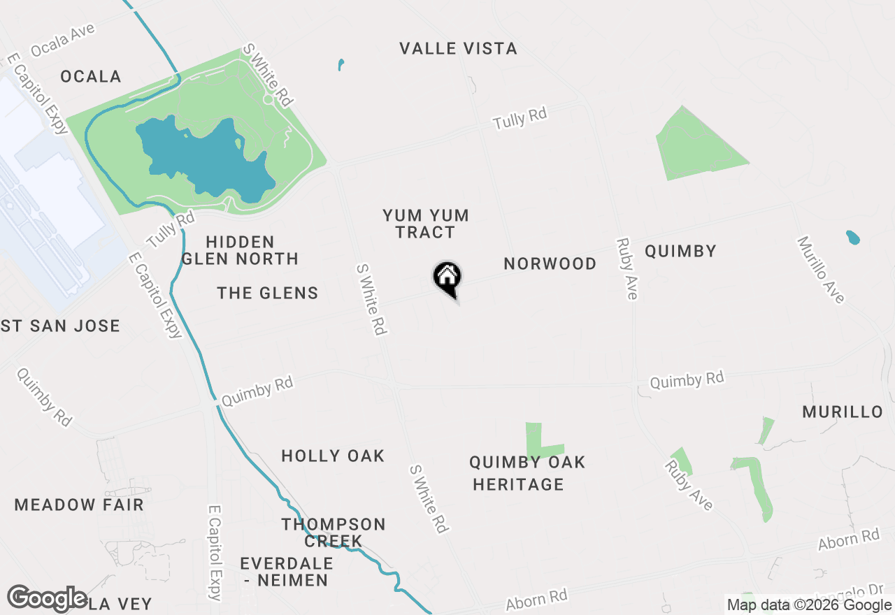 Map of 2834 Rainwood Court, San Jose, CA 95148
