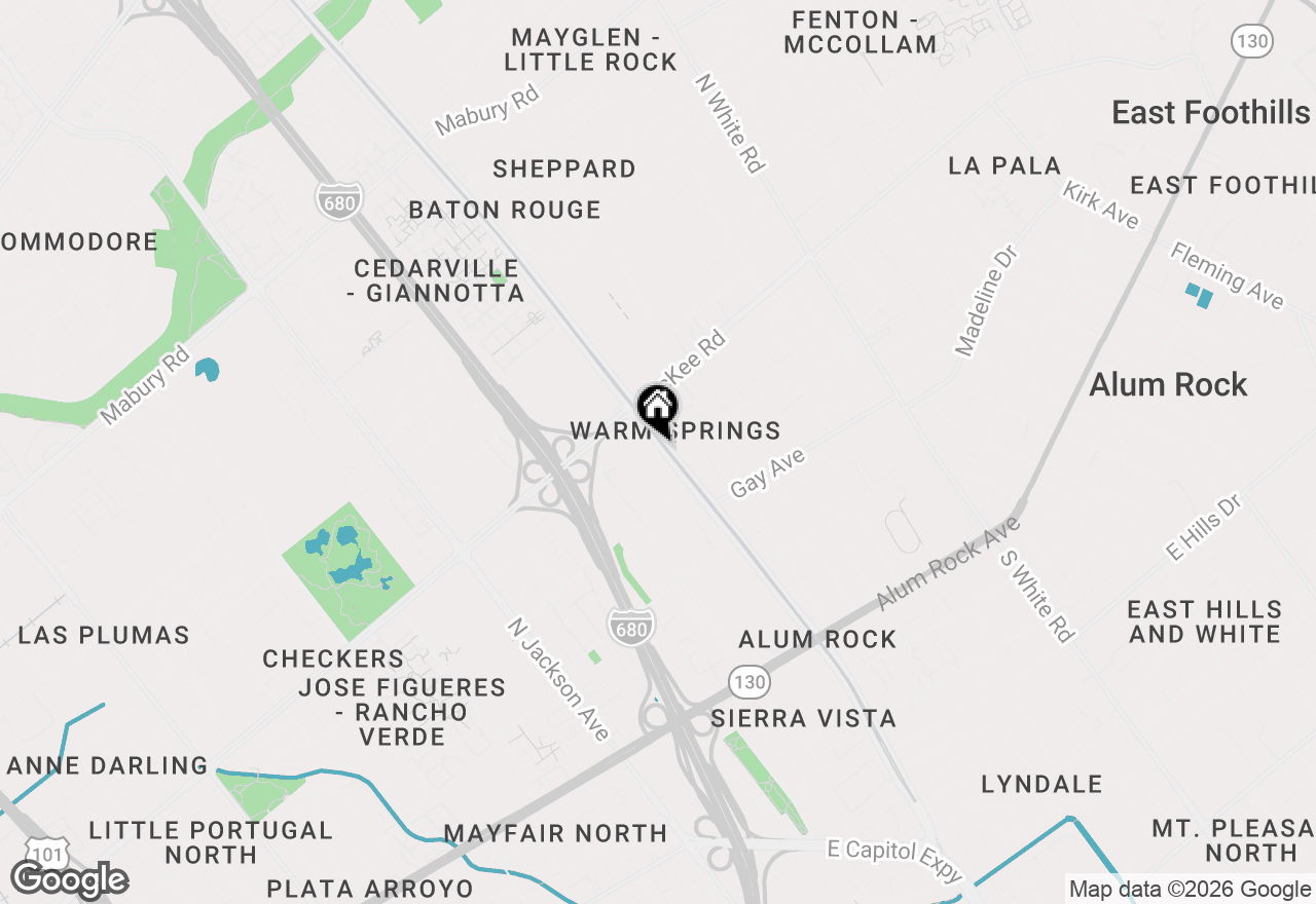Map of 259 N Capitol Avenue #291, San Jose, CA 95127