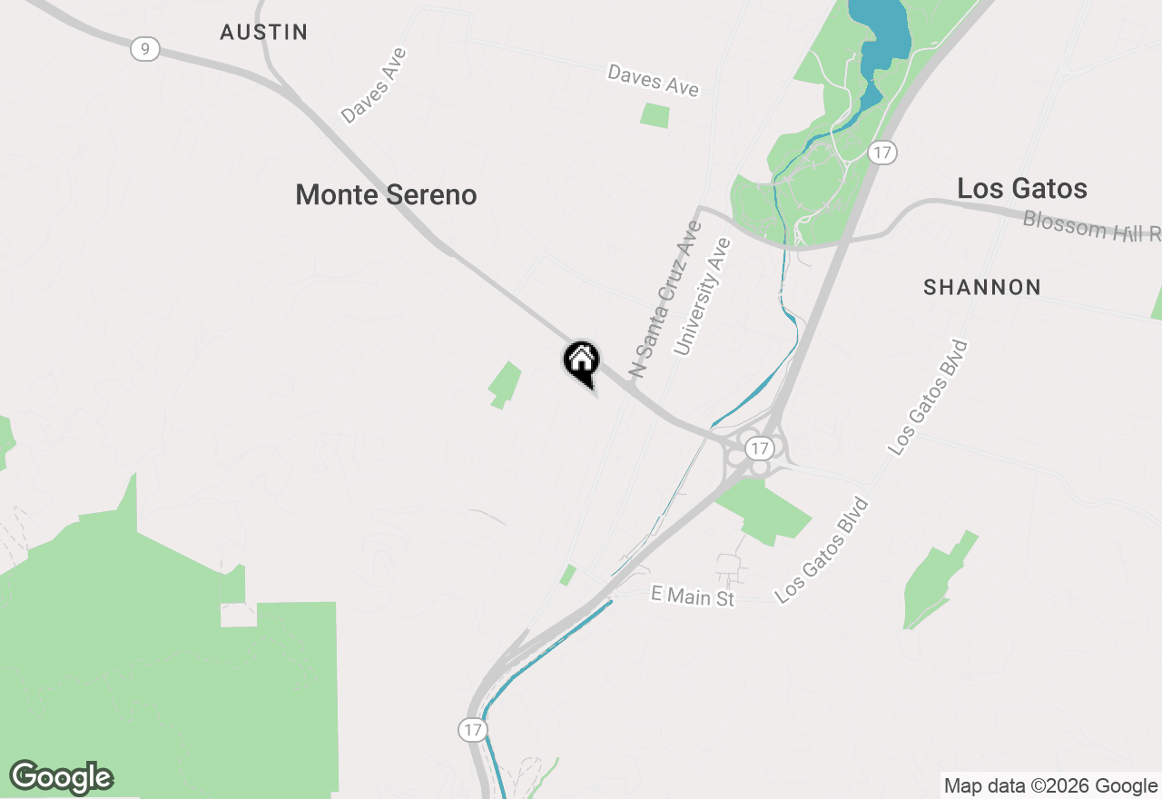 Map of 310 Tait Avenue, Los Gatos, CA 95030