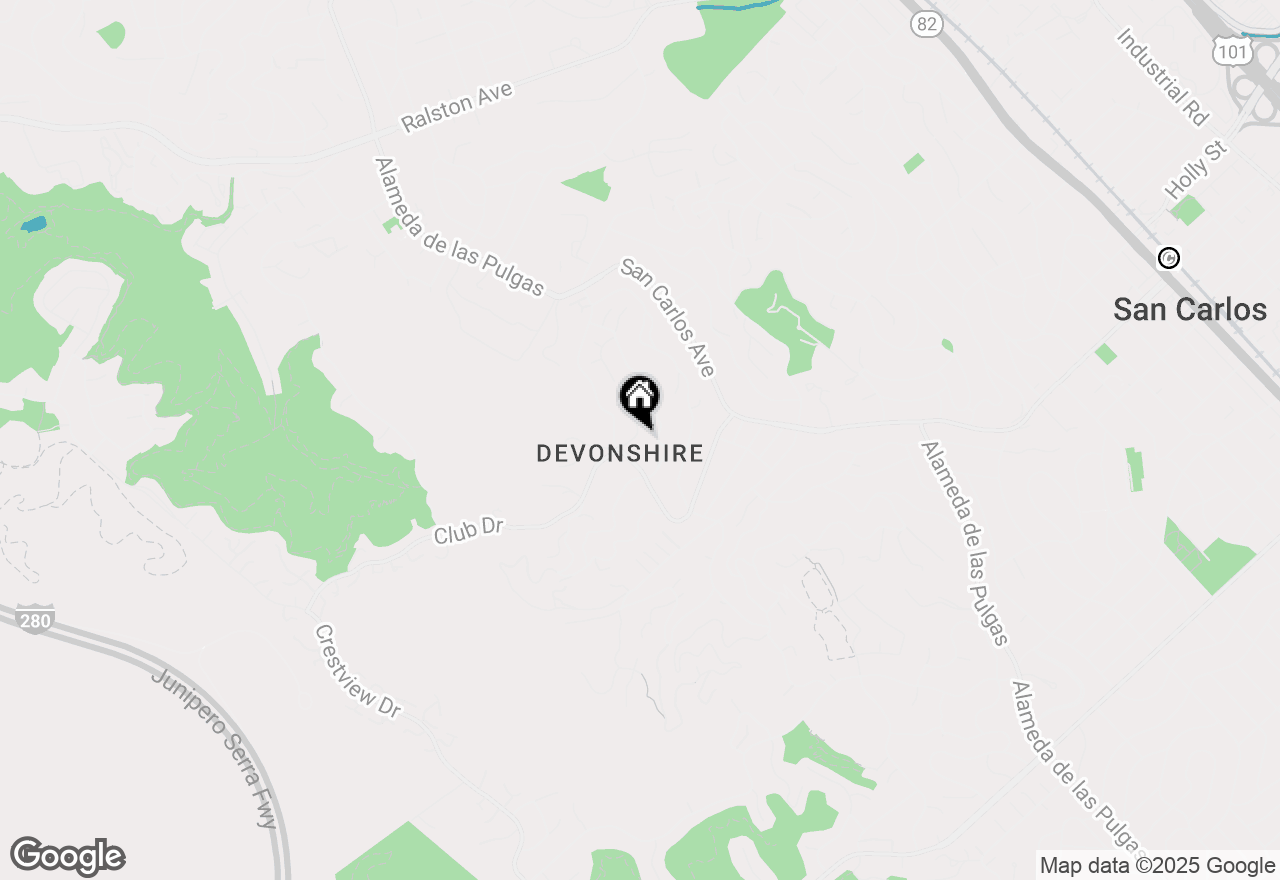 Map of 24 Chilton Avenue, San Carlos, CA 94070