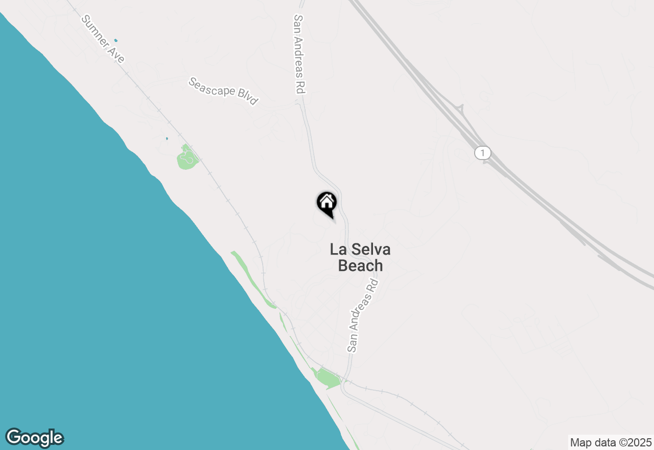 Map of 360 Camino Al Barranco, La Selva Beach, CA 95076