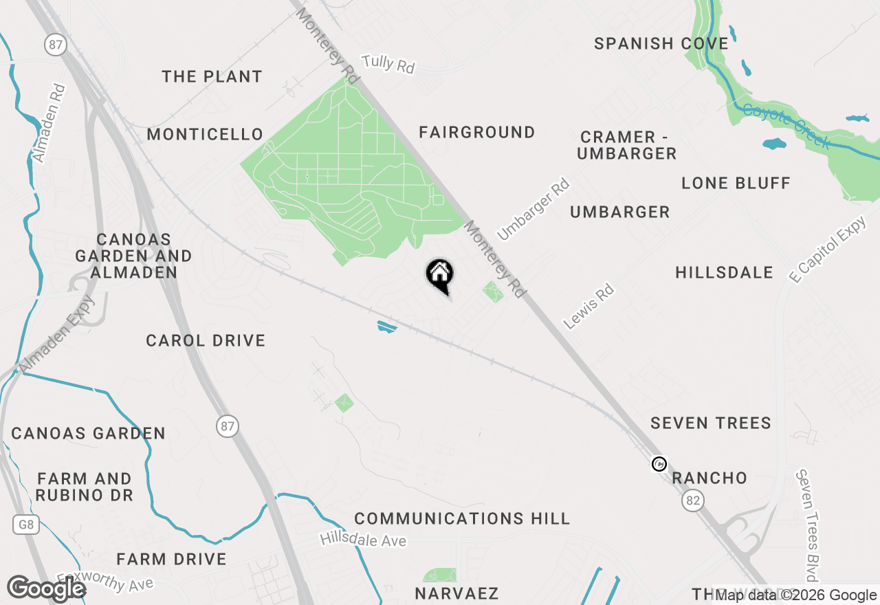 Map of 426 Chateau La Salle Drive #426, San Jose, CA 95111