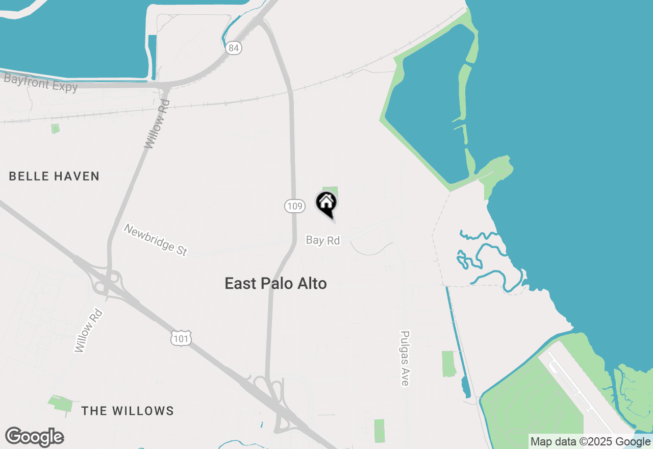 Map of 2462 Fordham Street, East Palo Alto, CA 94303