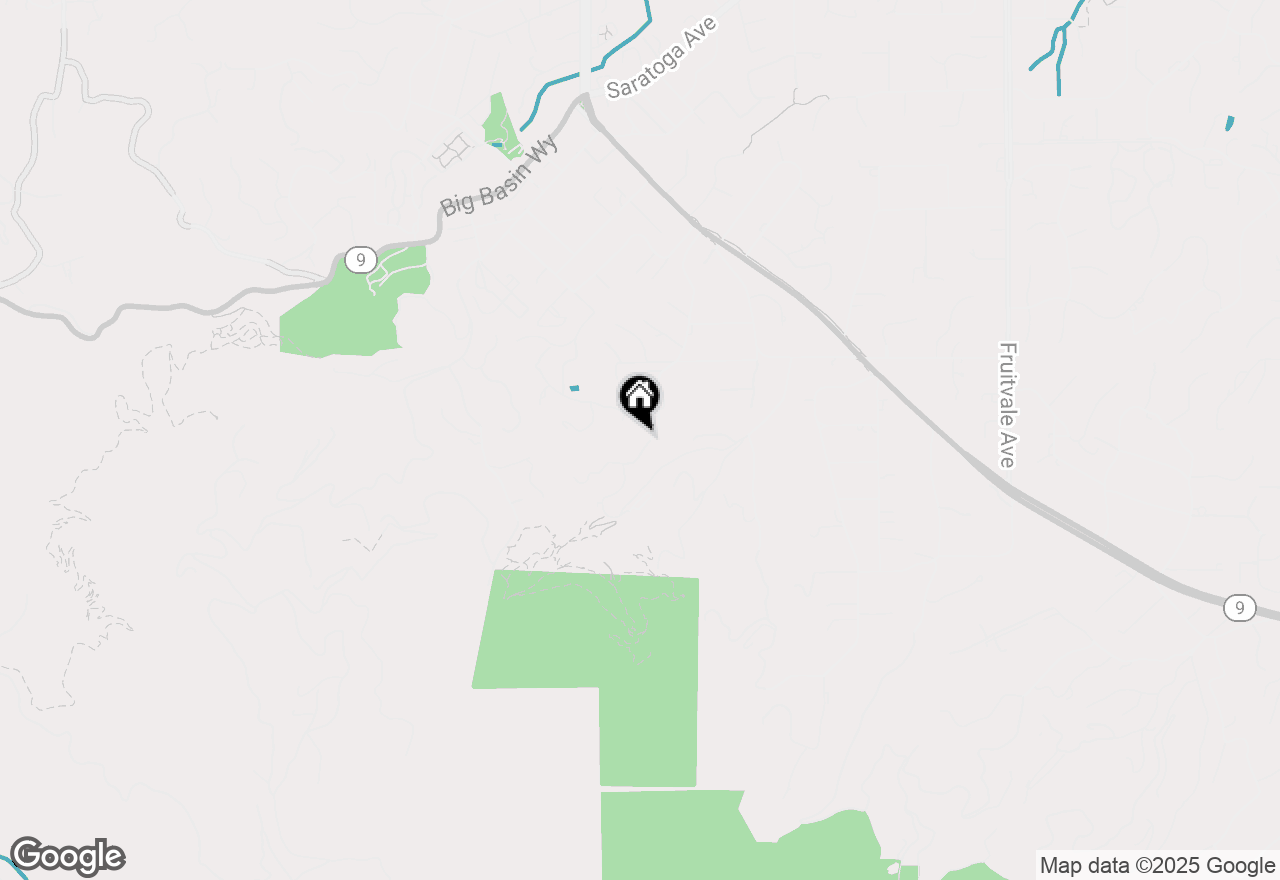 Map of 15253 Montalvo Road, Saratoga, CA 95070