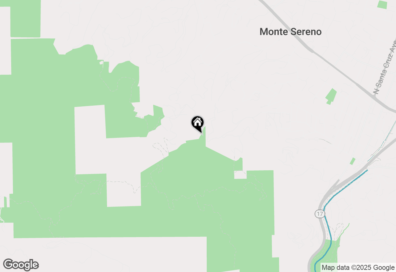 Map of 18860 Overlook Road, Los Gatos, CA 95030