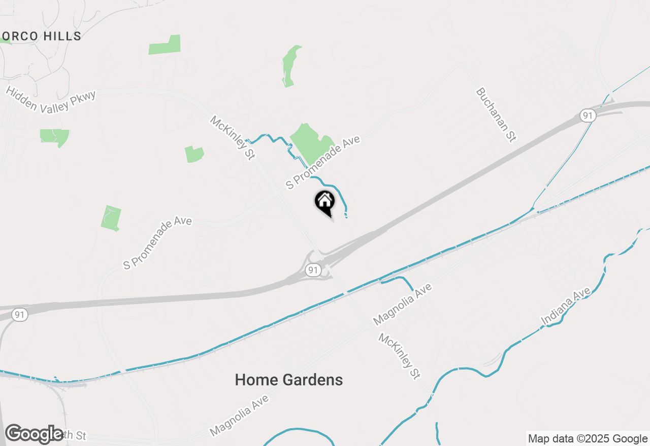 Map of 2276 Griffin Way, Corona, CA 92879