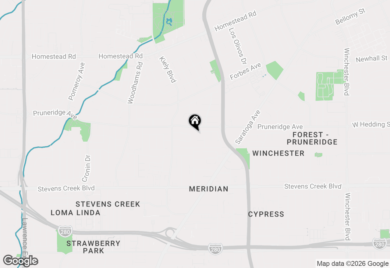 Map of 2678 Gamblin Drive, Santa Clara, CA 95051