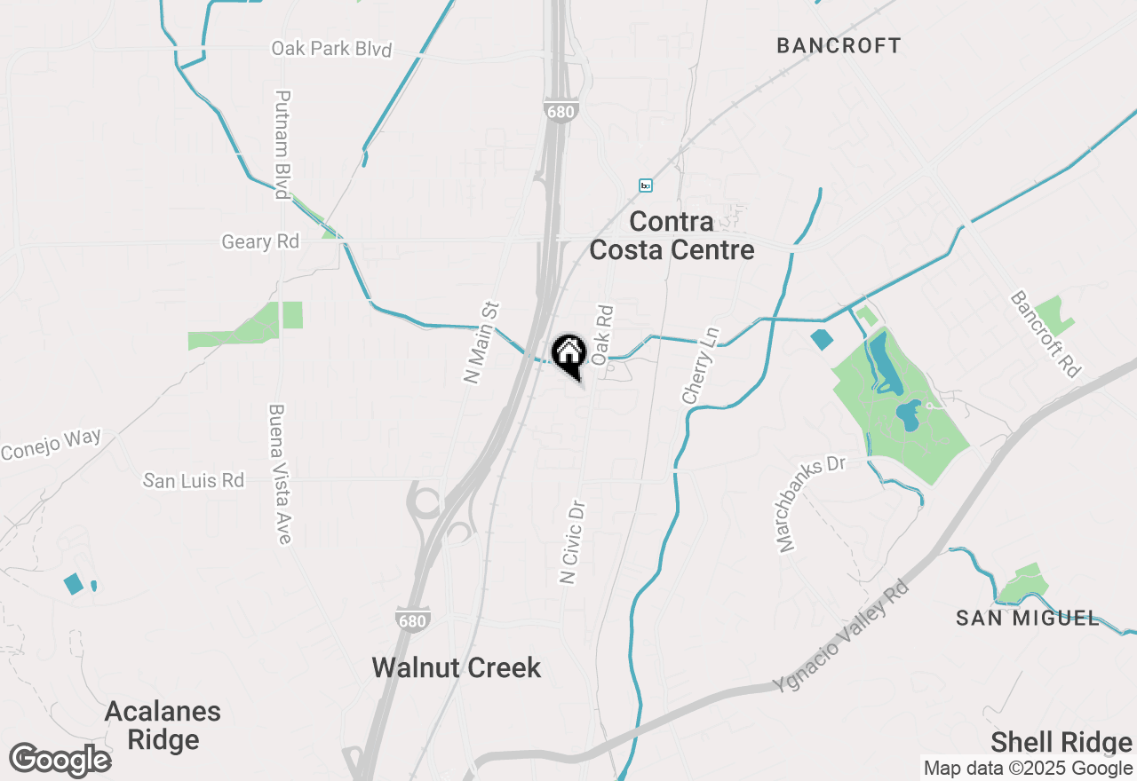 Map of 2597 Oak Rd #E, Walnut Creek, CA 94597