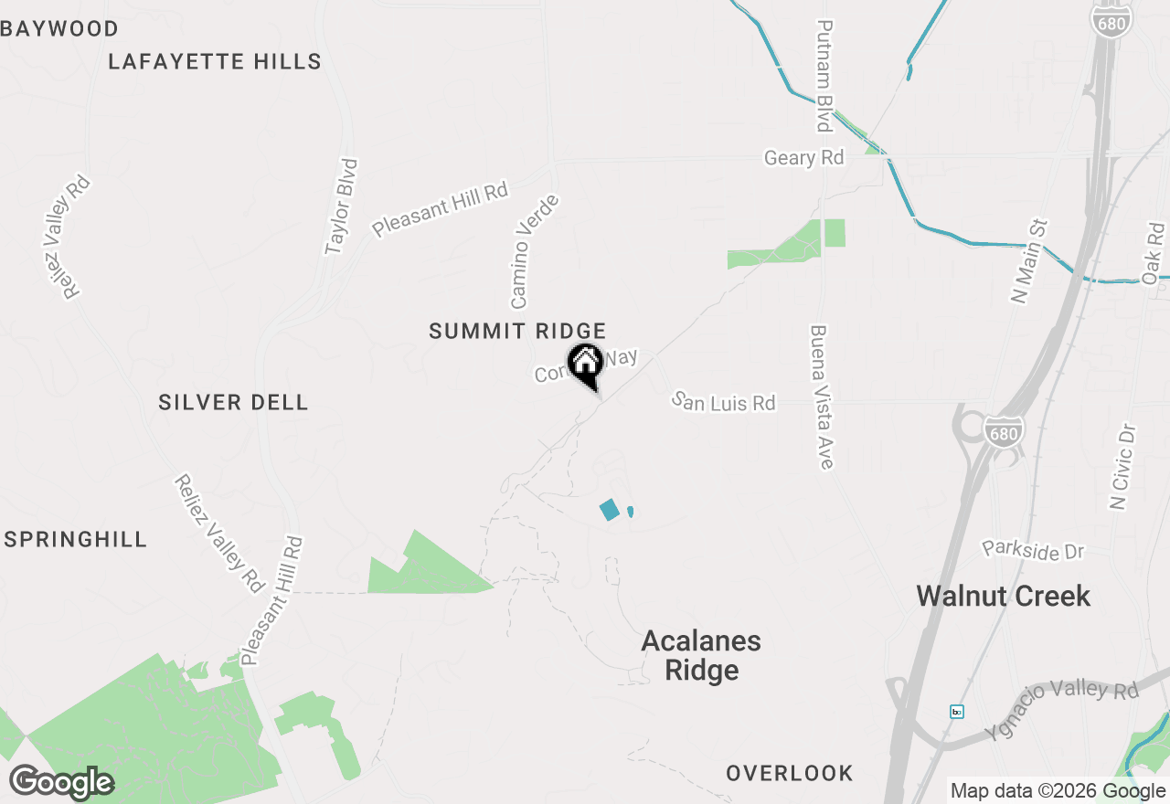 Map of 1354 Ramsay Circle, Walnut Creek, CA 94597