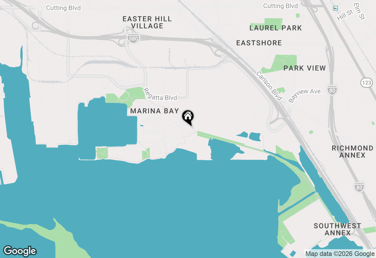 Map of 92 Rockport Ct, Richmond, CA 94804