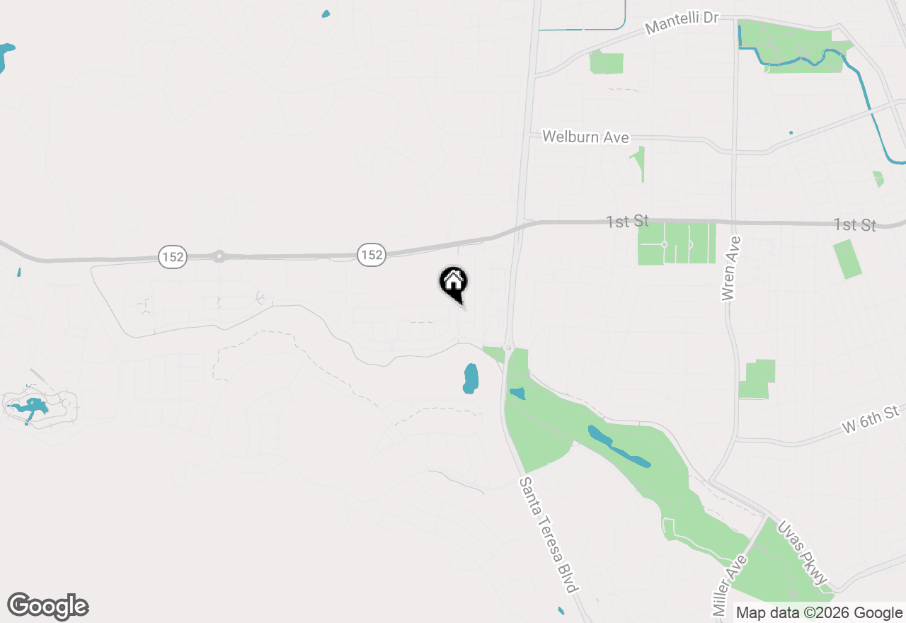 Map of 1702 Rosemary Drive, Gilroy, CA 95020