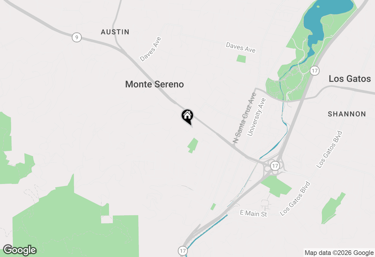 Map of 16345 Alexander Avenue, Monte Sereno, CA 95030