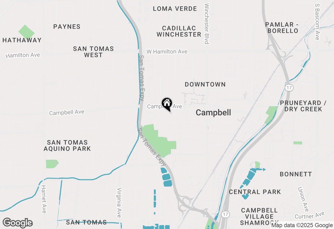 Map of 353 W Rincon Avenue #E, Campbell, CA 95008