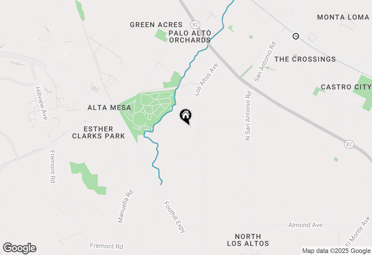 Map of 420 W Portola Avenue, Los Altos, CA 94022