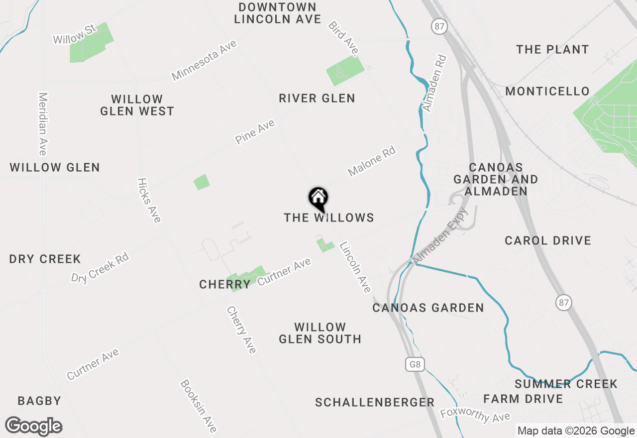Map of 1113 Lincoln Court, San Jose, CA 95125