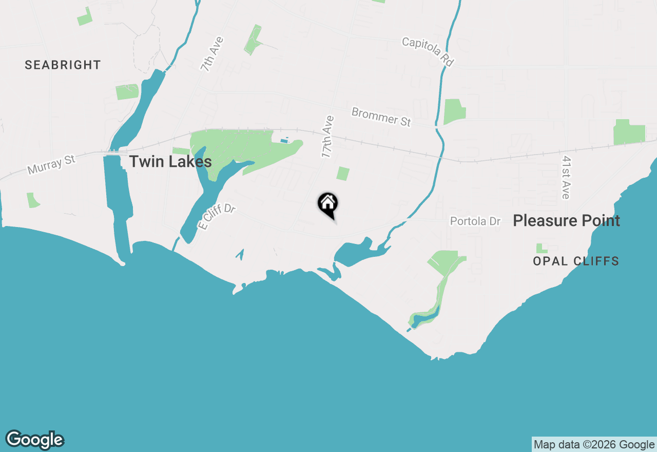 Map of 542 Blackjack Lane, Santa Cruz, CA 95062