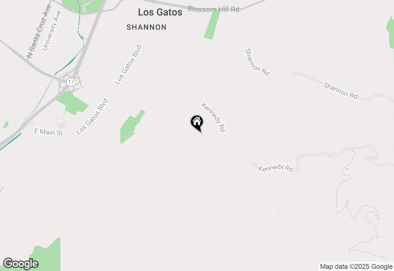 Map of 16420 S Kennedy Road, Los Gatos, CA 95030