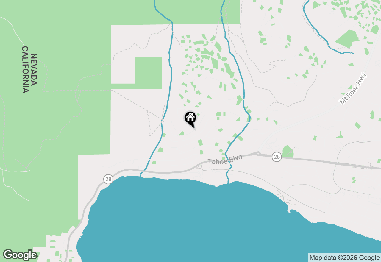 Map of 558 Dale Drive, Incline Village, NV 89451