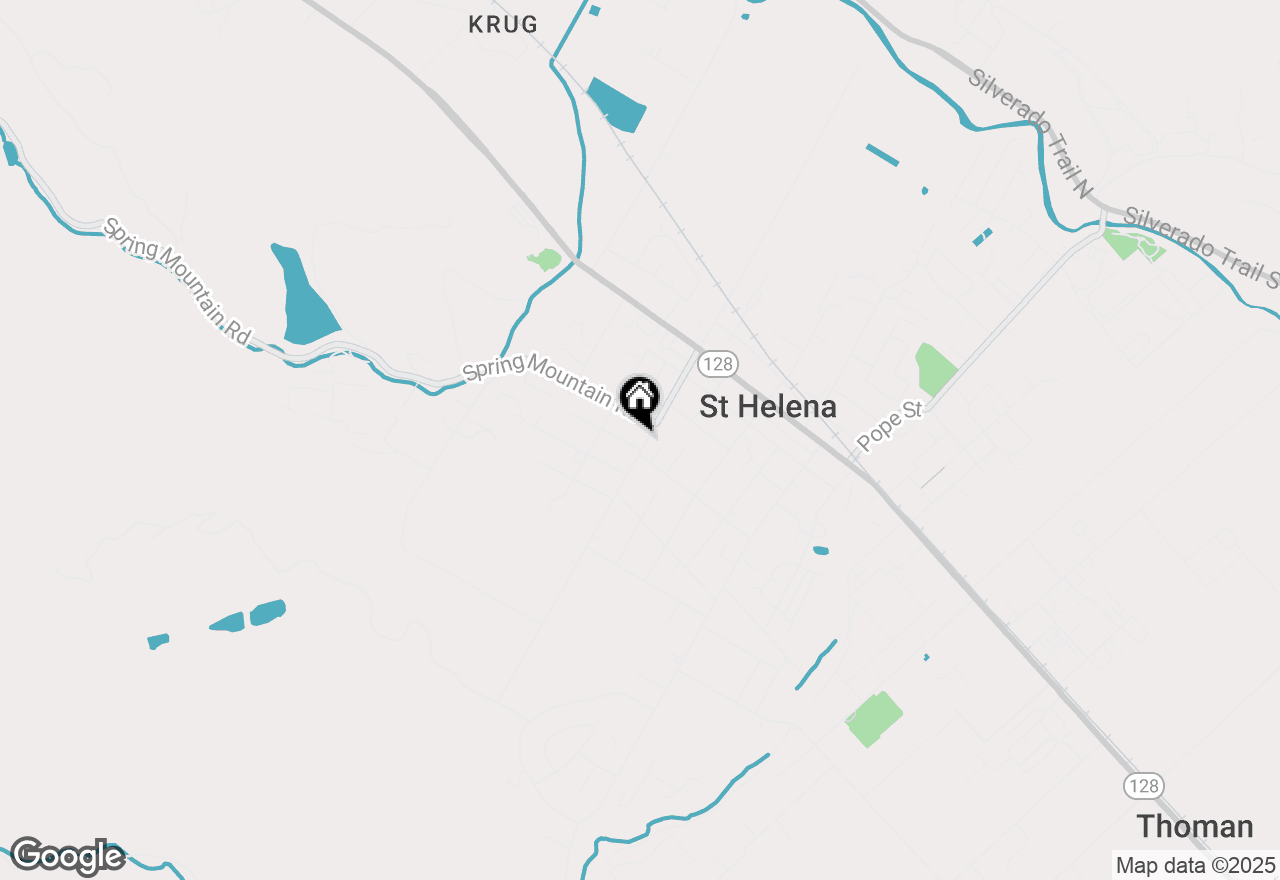Map of 1540 Madrona Avenue, St. Helena, CA 94574