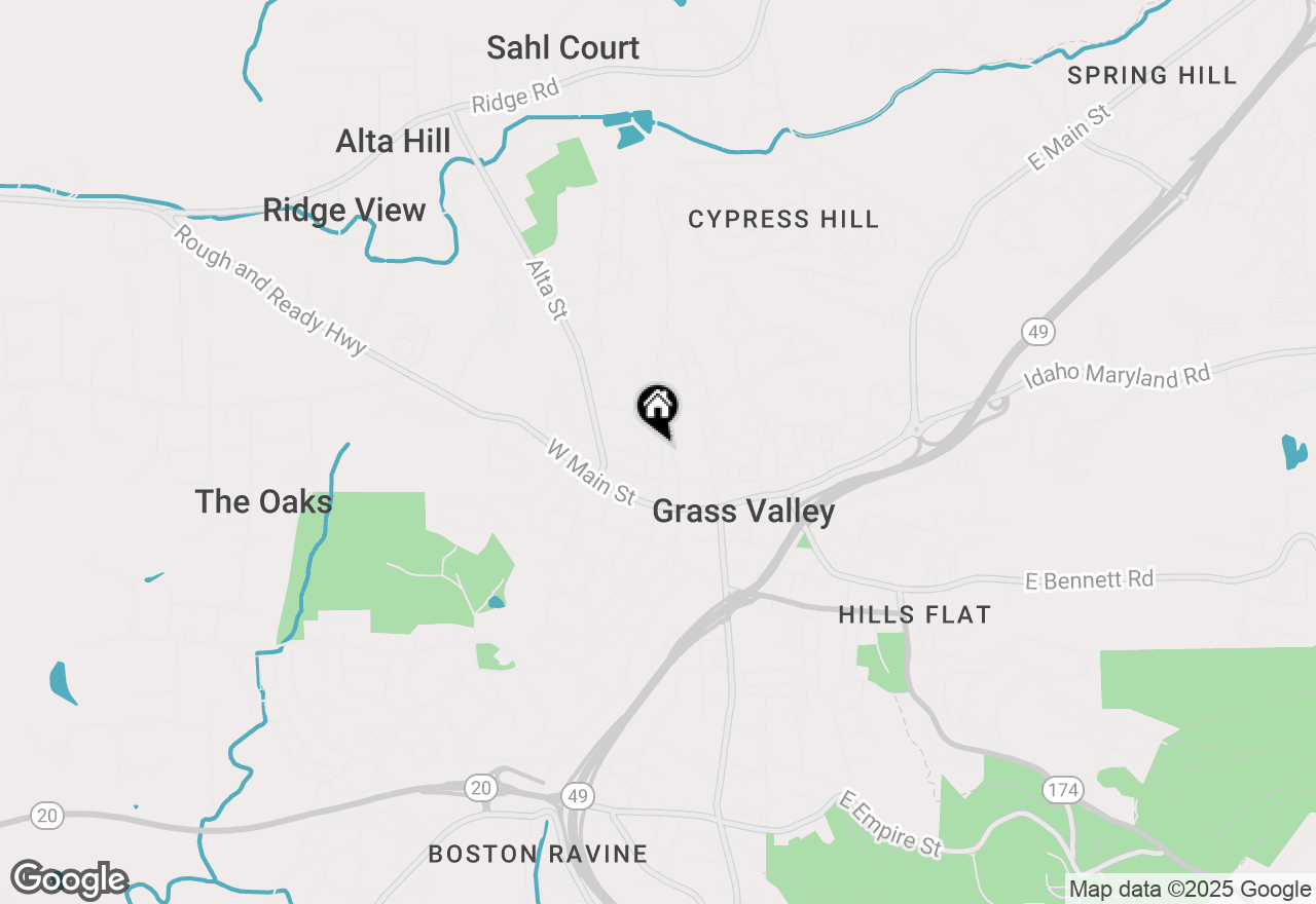 Map of 406 Linden Avenue, Grass Valley, CA 95945