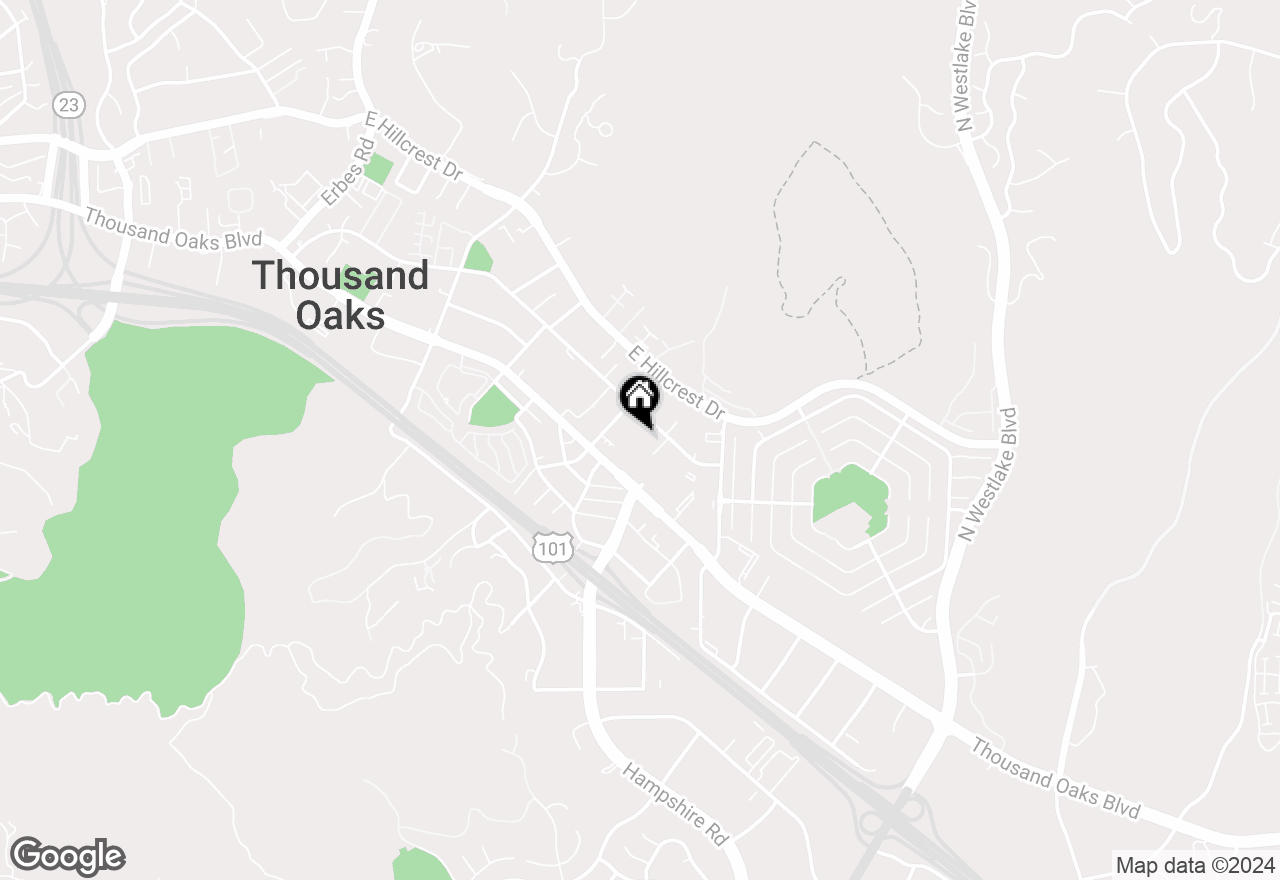 Map of 198 Skyline Drive #58, Thousand Oaks, CA 91362